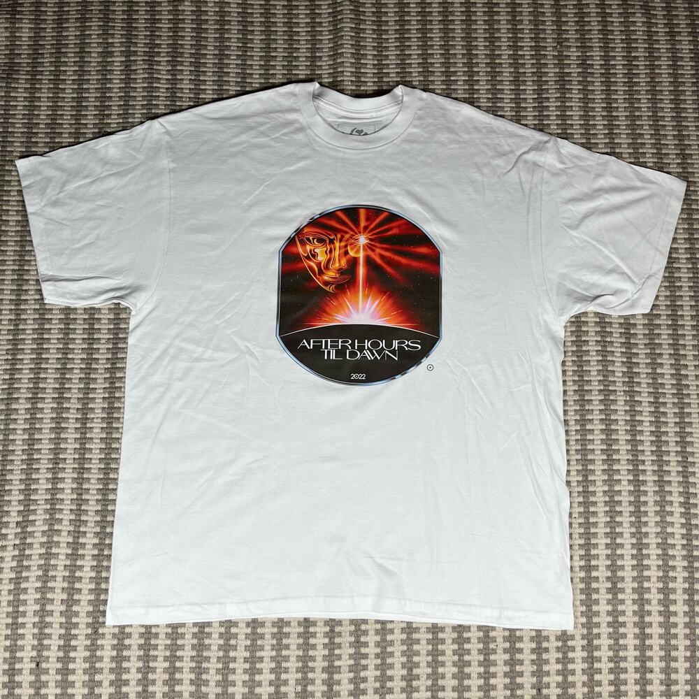 The Weeknd After Hours Global Stadium Tour 2022 White Tee T Shirt Men’s Sz 2XL‎